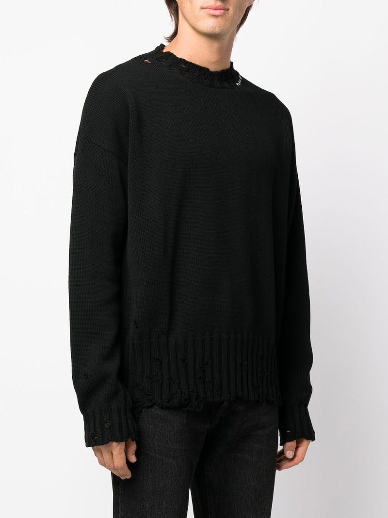 Black Logo-embroidered Jumper