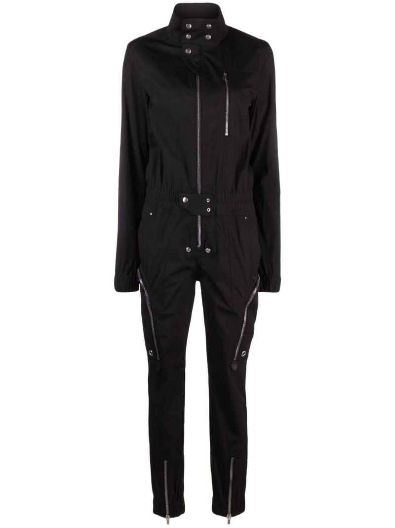 Black Bauhaus Cotton Jumpsuit