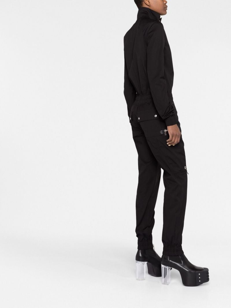 Black Bauhaus Cotton Jumpsuit