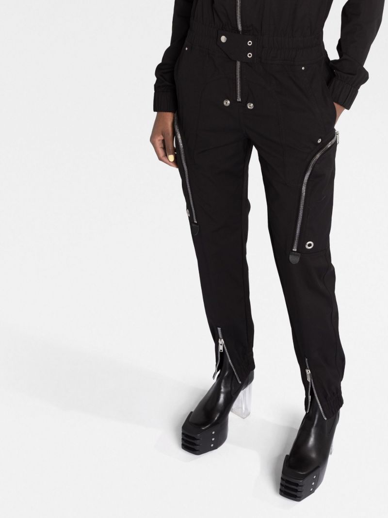 Black Bauhaus Cotton Jumpsuit
