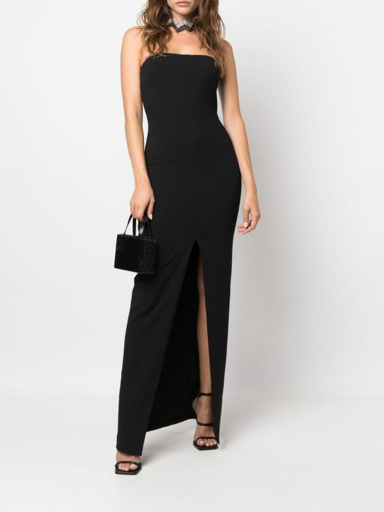 Black Bandeau Maxi Dress