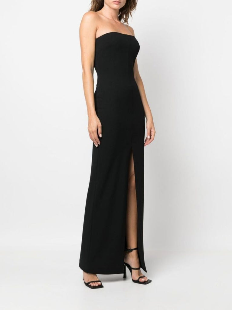 Black Bandeau Maxi Dress