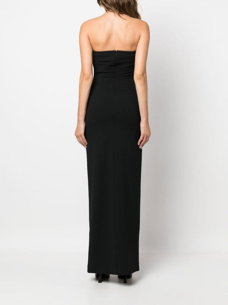 Black Bandeau Maxi Dress