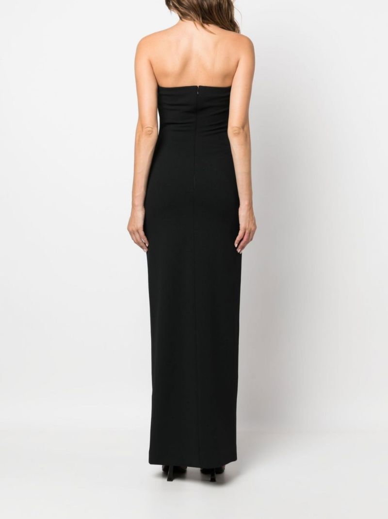 Black Bandeau Maxi Dress