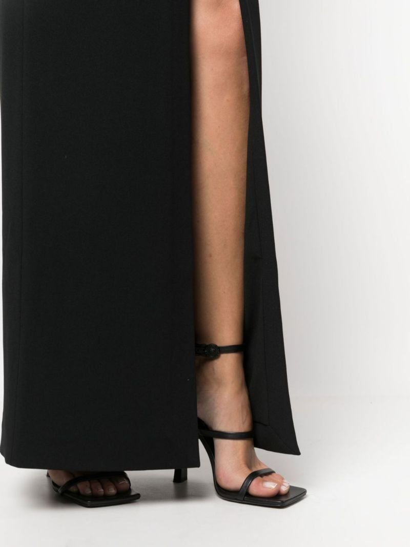 Black Bandeau Maxi Dress