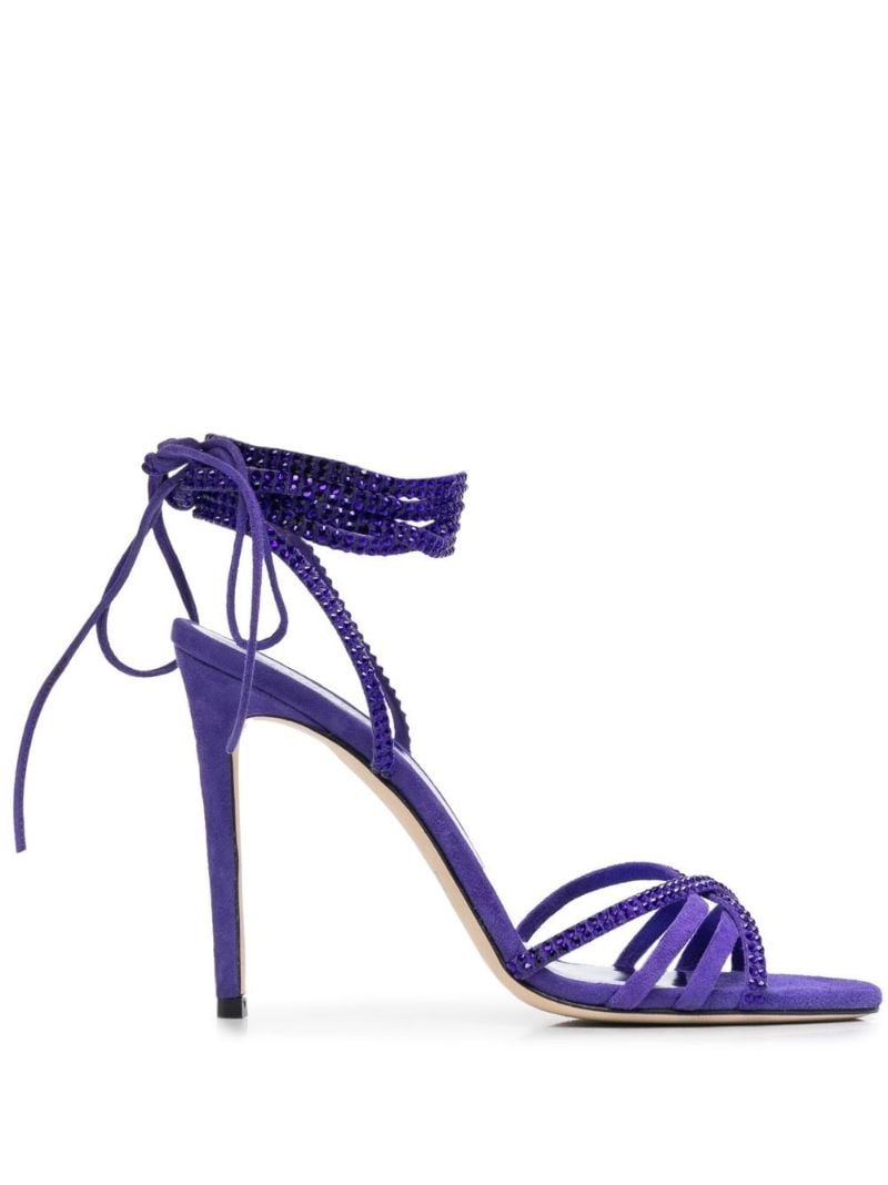 Purple Holly Nicole 105 Suede Sandals