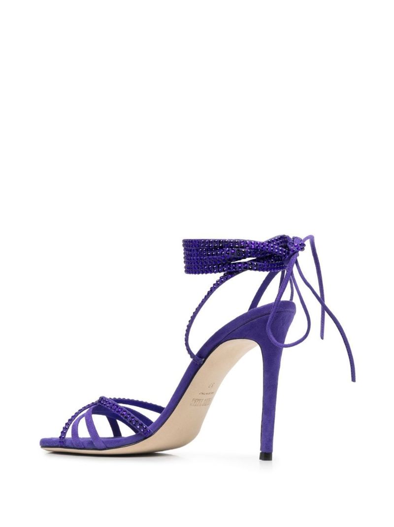 Purple Holly Nicole 105 Suede Sandals