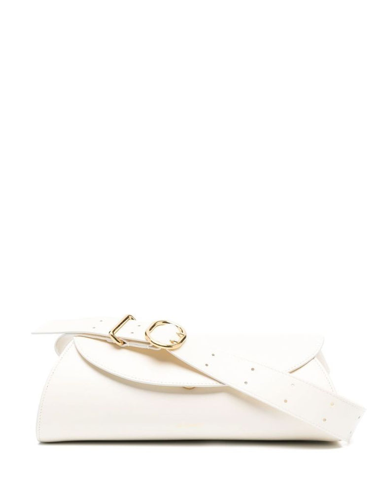 White Small Cannolo Shoulder Bag