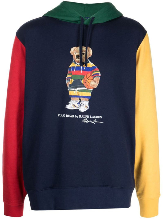 Blue Polo Bear Hoodie