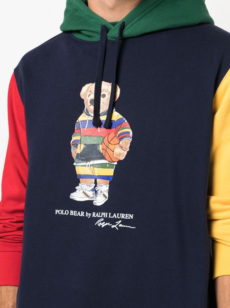Blue Polo Bear Hoodie