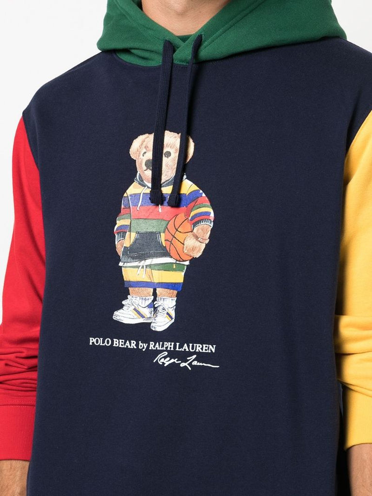 Blue Polo Bear Hoodie
