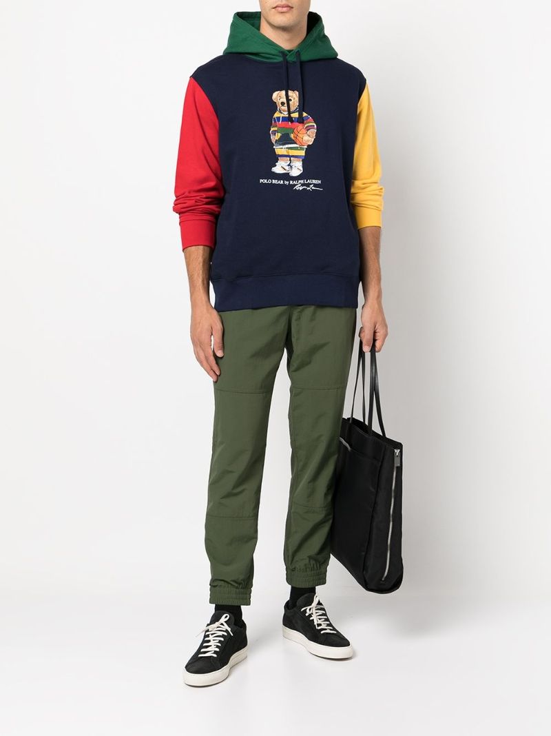Blue Polo Bear Hoodie