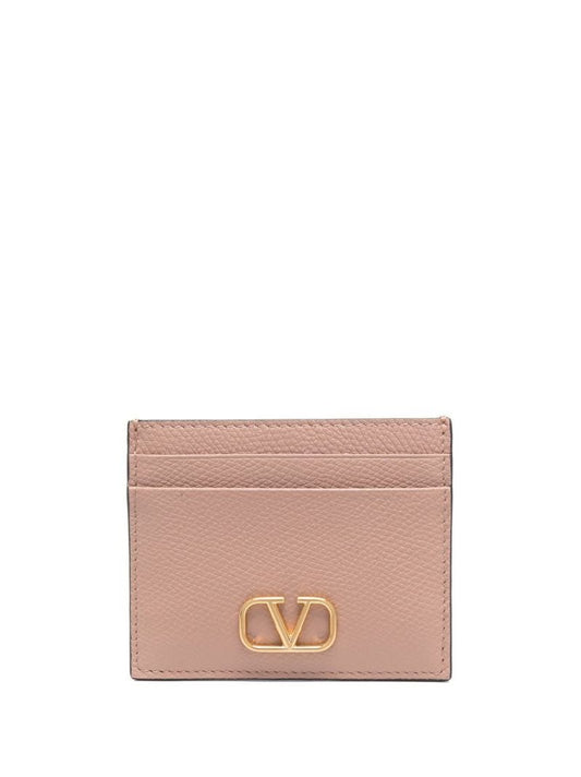 Beige Vlogo Signature Cardholder