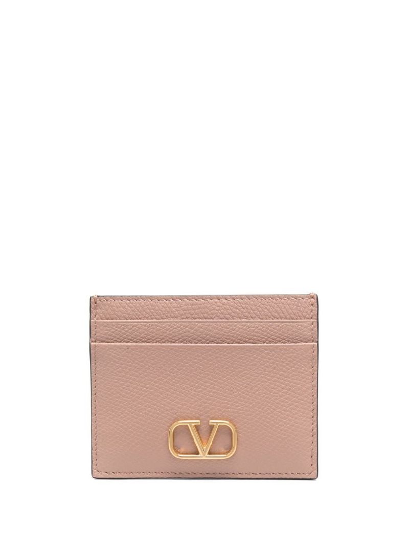 Beige Vlogo Signature Cardholder