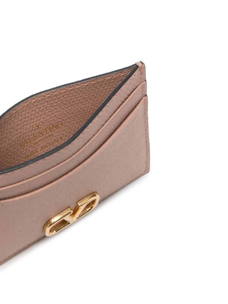 Beige Vlogo Signature Cardholder
