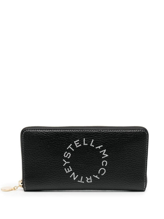 Black Logo Continental Wallet