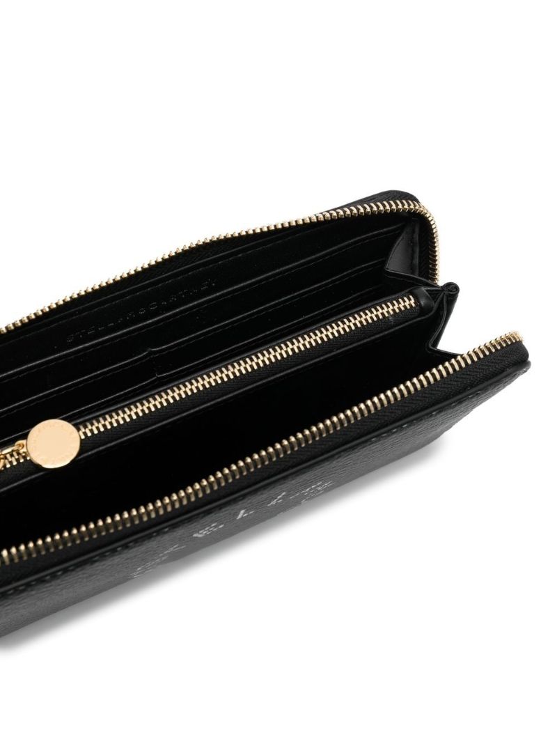 Black Logo Continental Wallet