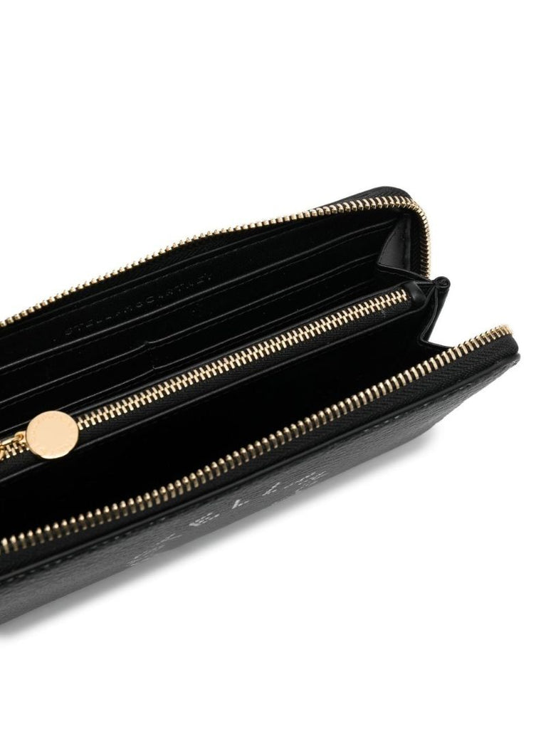 Black Logo Continental Wallet
