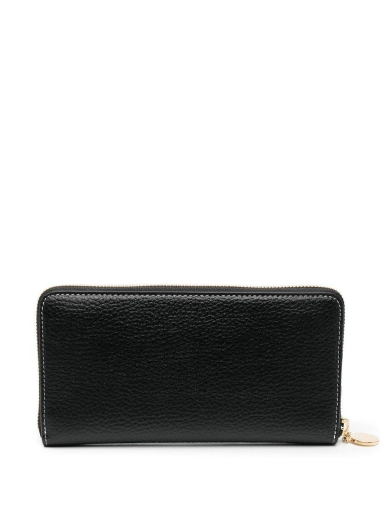 Black Logo Continental Wallet