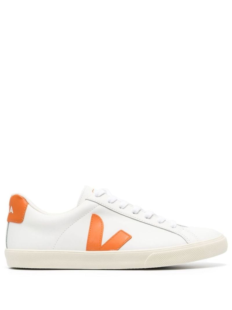 White Esplar Low Top Leather Sneakers