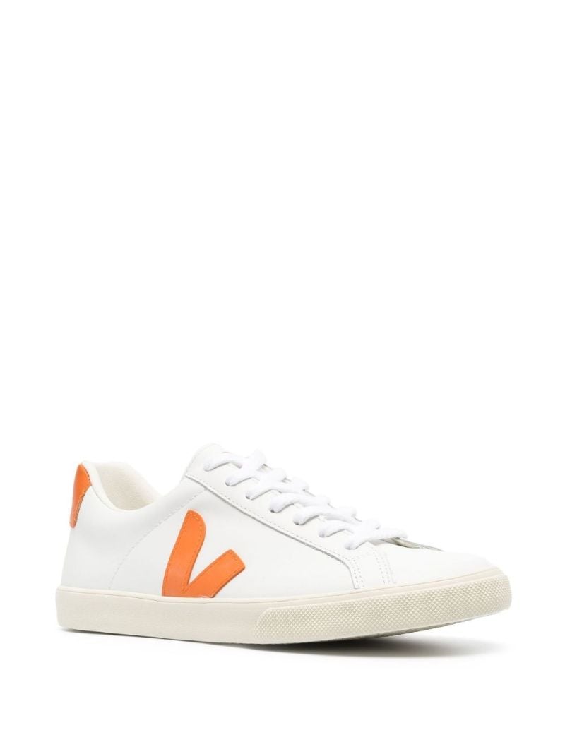 White Esplar Low Top Leather Sneakers