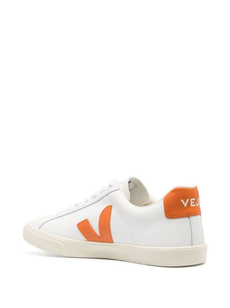 White Esplar Low Top Leather Sneakers