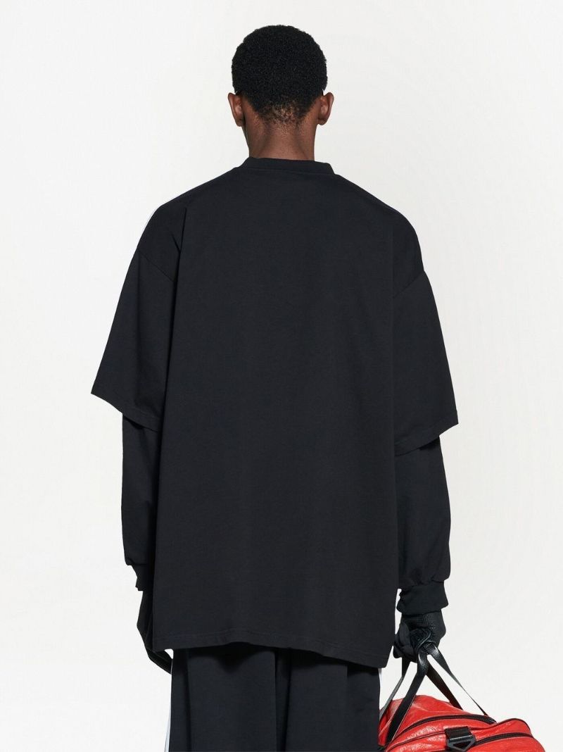 X Adidas Black Logo-embroidered Cotton T-shirt