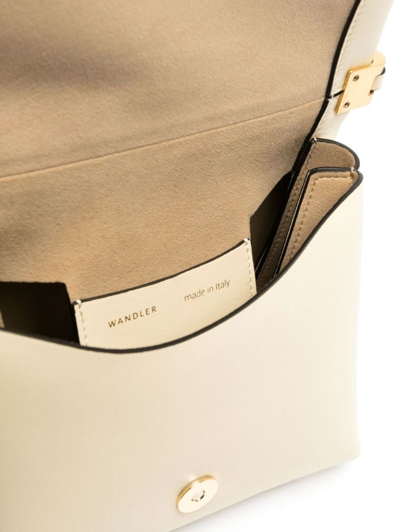Neutral Uma Box Leather Shoulder Bag
