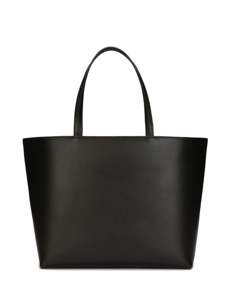 Black Dg Logo Tote Bag