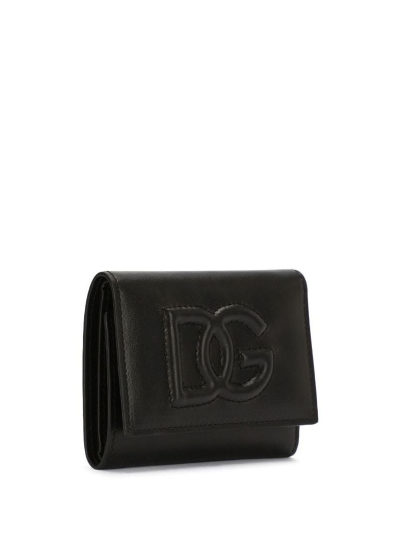 Black Logo Leather Wallet