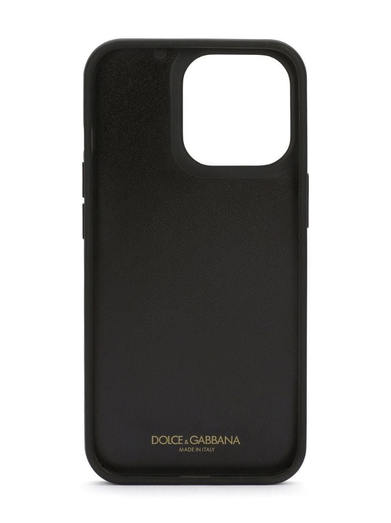 Pink Logo Leather Iphone Case