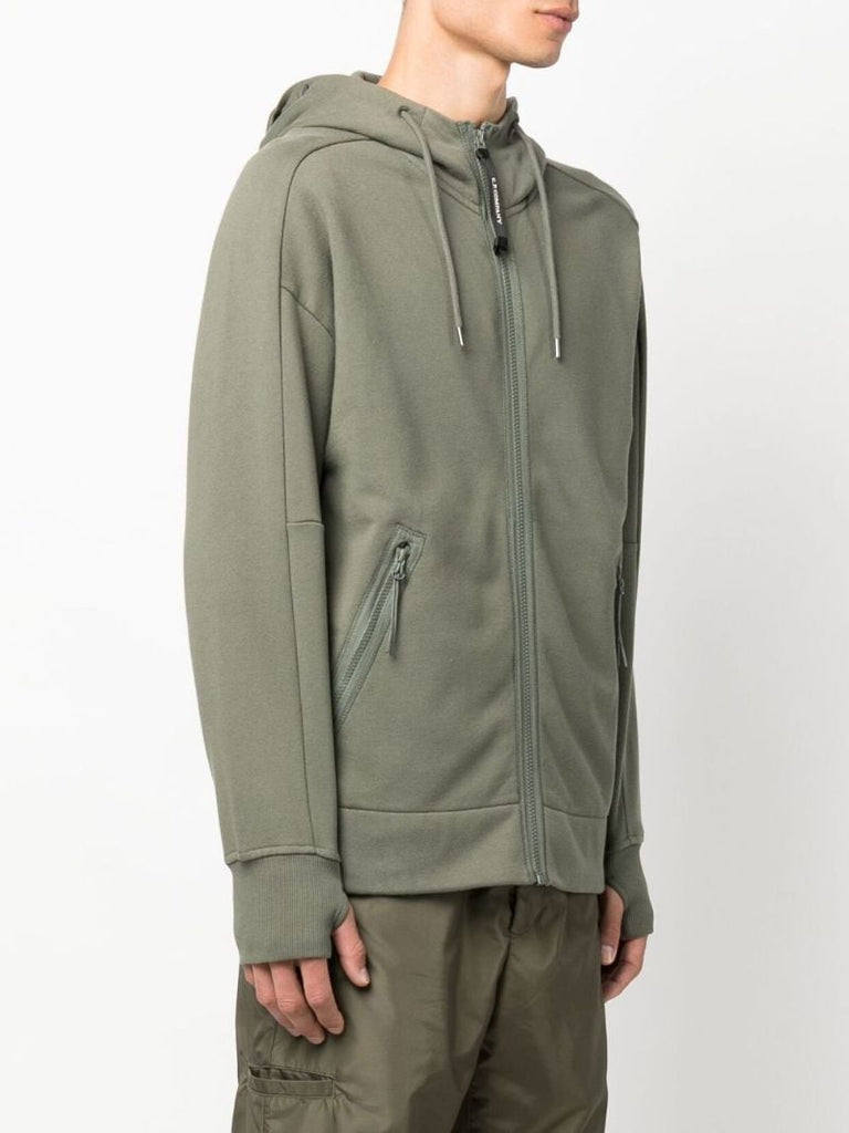 Green Cotton Hoodie