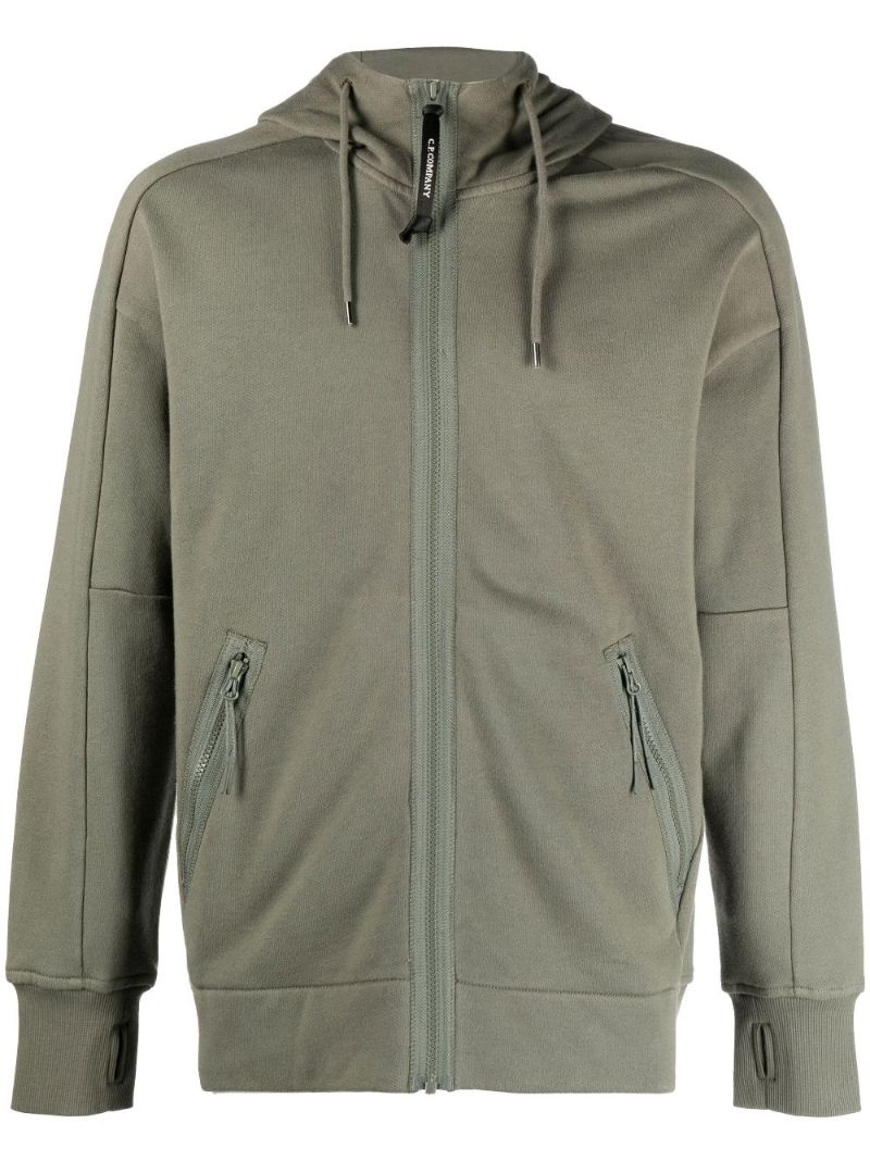 Green Cotton Hoodie