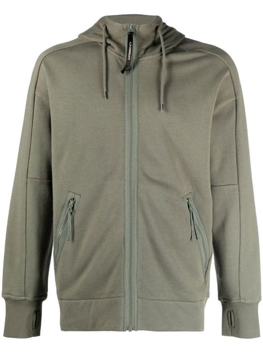 Green Cotton Hoodie
