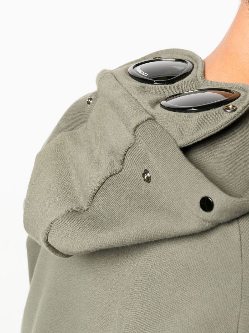 Green Cotton Hoodie