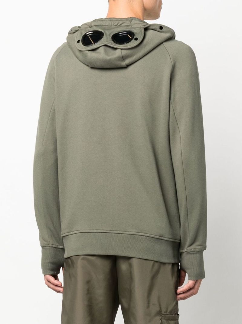 Green Cotton Hoodie