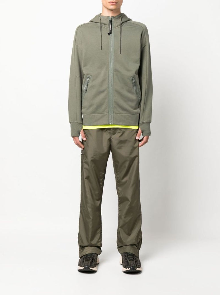 Green Cotton Hoodie