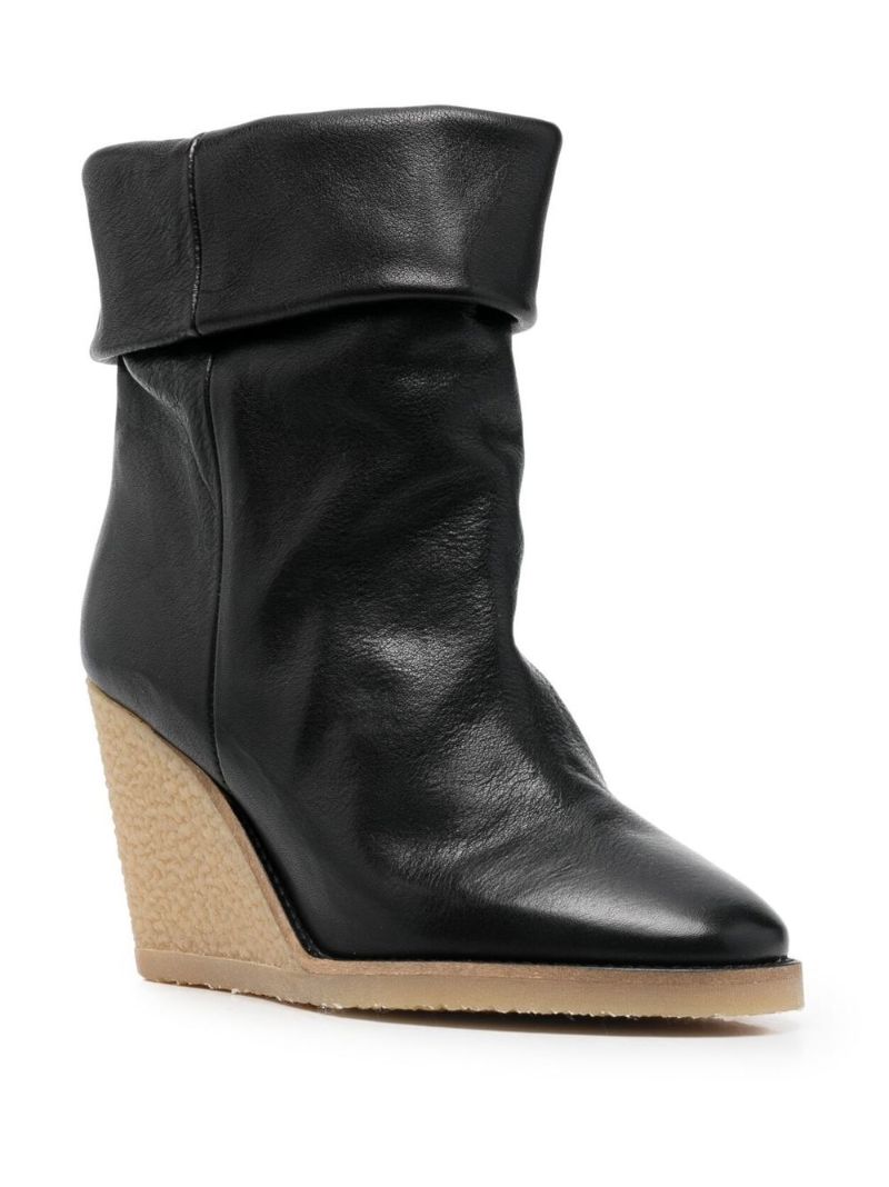 Black Totam 90 Leather Ankle Boots