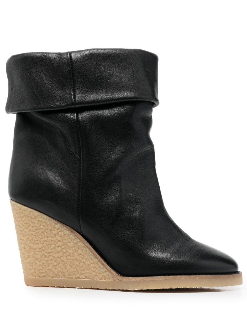 Black Totam 90 Leather Ankle Boots