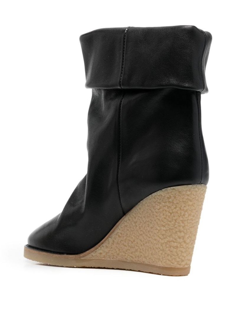 Black Totam 90 Leather Ankle Boots