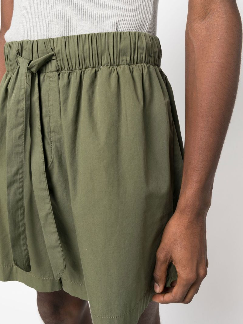 Green Organic Cotton Bermuda Shorts
