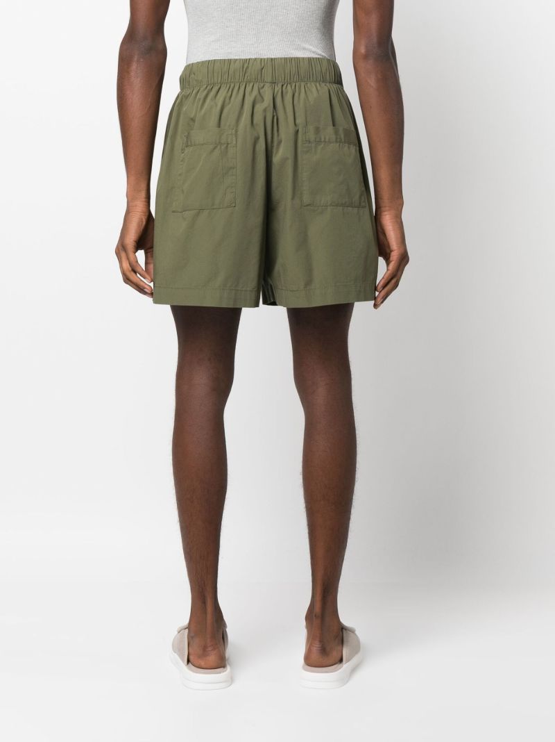 Green Organic Cotton Bermuda Shorts