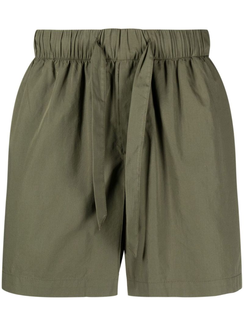 Green Organic Cotton Bermuda Shorts