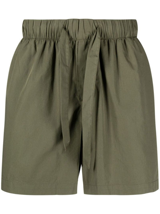 Green Organic Cotton Bermuda Shorts