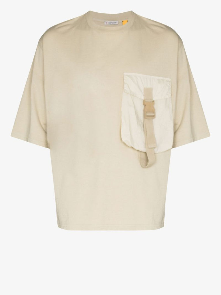 1 Moncler Jw Anderson Neutral Chest Pocket T-shirt