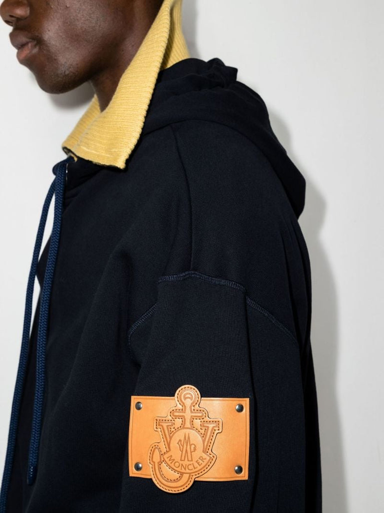 1 Moncler Jw Anderson Blue Cotton Hoodie