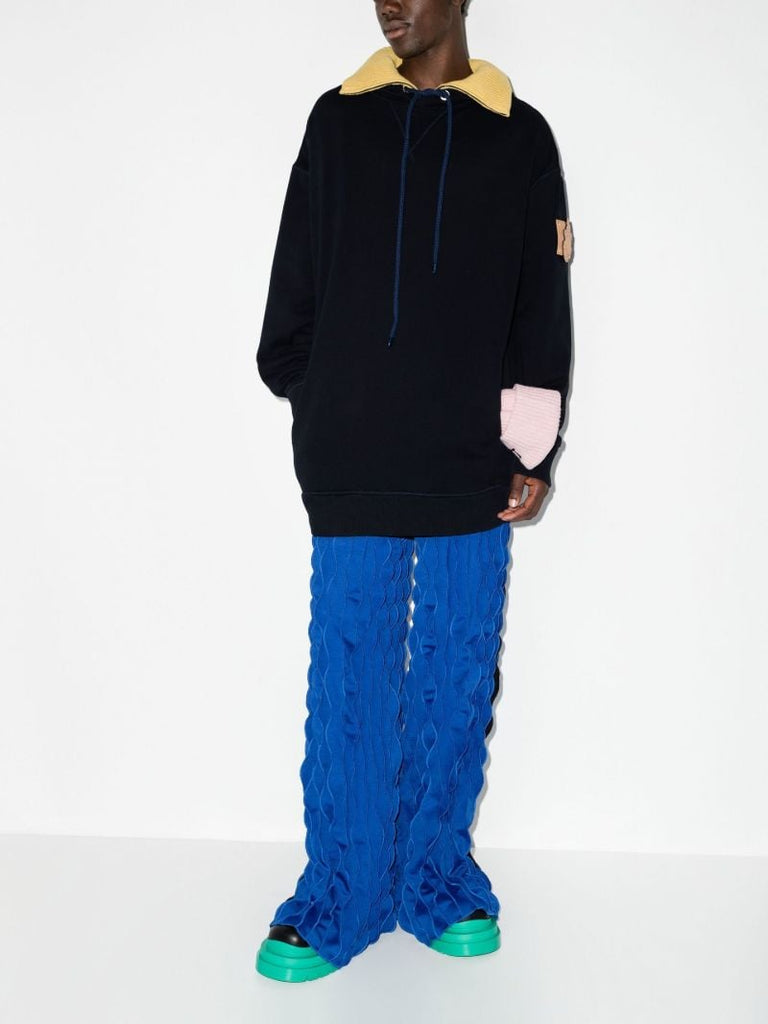 1 Moncler Jw Anderson Blue Cotton Hoodie