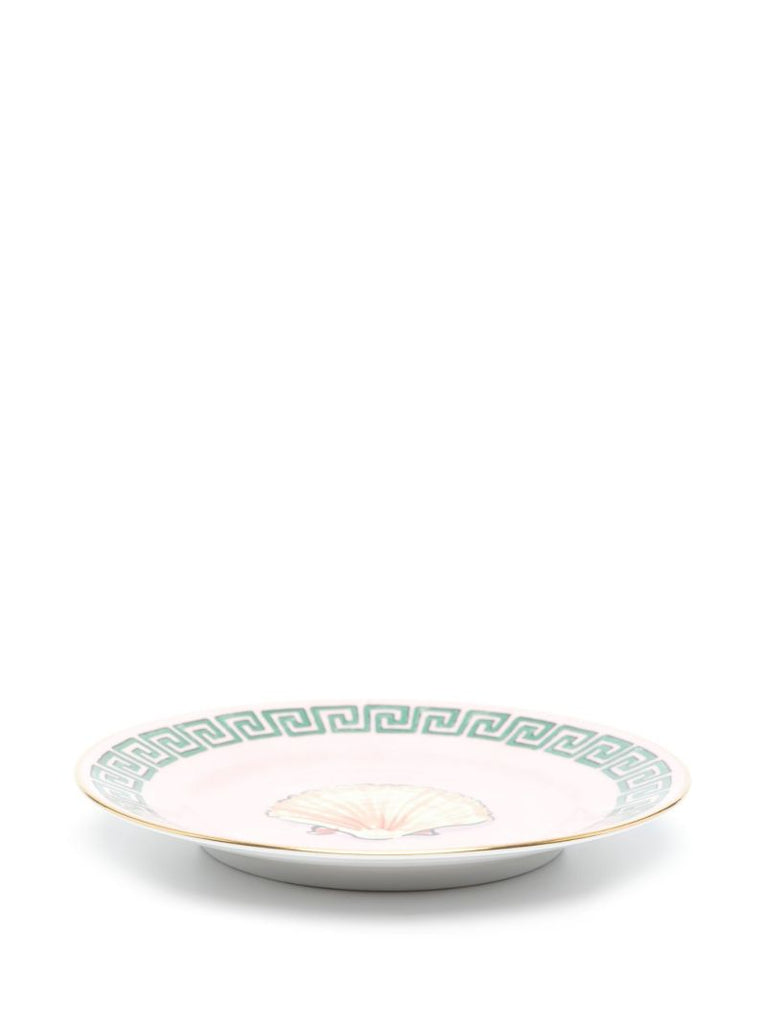 Pink Il Viaggio Di Nettuno Porcelain Bread Plate