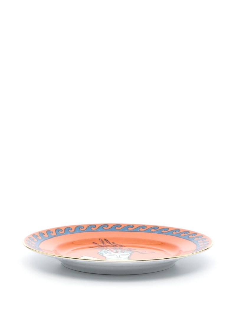 Orange Viaggio Di Nettuno Dessert Plate