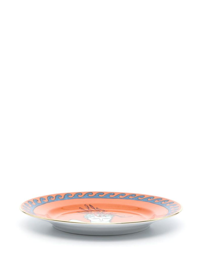 Orange Viaggio Di Nettuno Dessert Plate